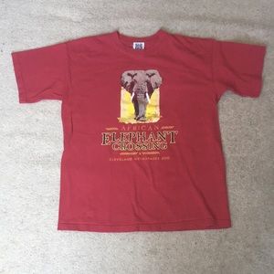 Cleveland Metroparks Zoo Red Elephant T-Shirt